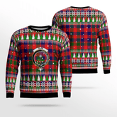 Clan Gow Modern Crest Tartan Christmas Ugly Sweater PU46 Gow Modern Crest Tartan Tartan Ugly Sweater